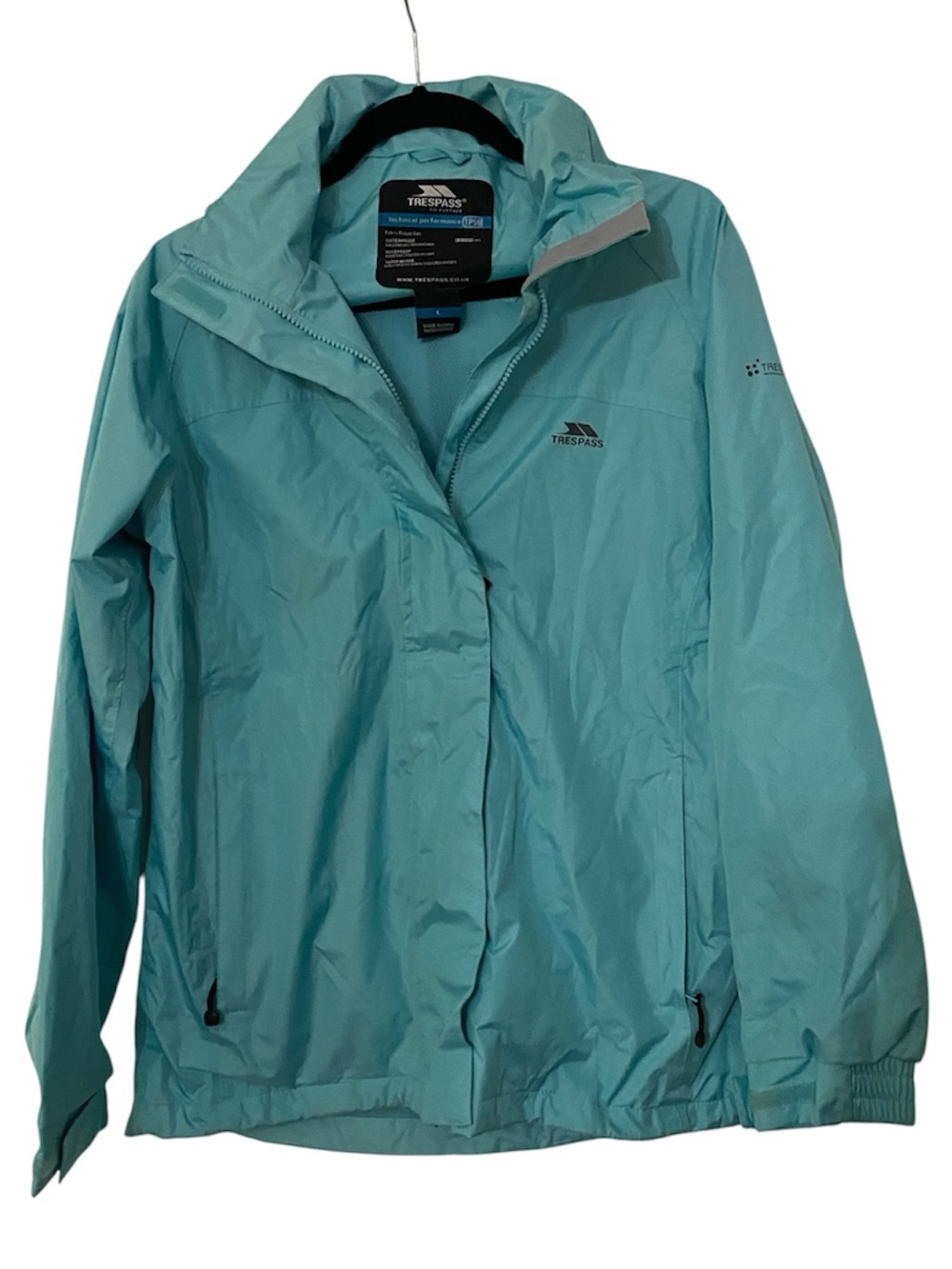Trespass Women's Aqua Lightweight Waterproof Shell Jacket Large L